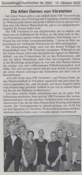 "Gundelfinger Nachrichten" 12. Oktober 2022 Seite 4